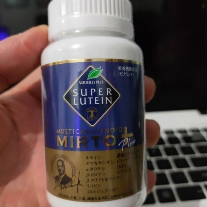 Super Lutein Mirto Plus Original Asli Japan S.Lutena Naturally Plus Mirtoplus