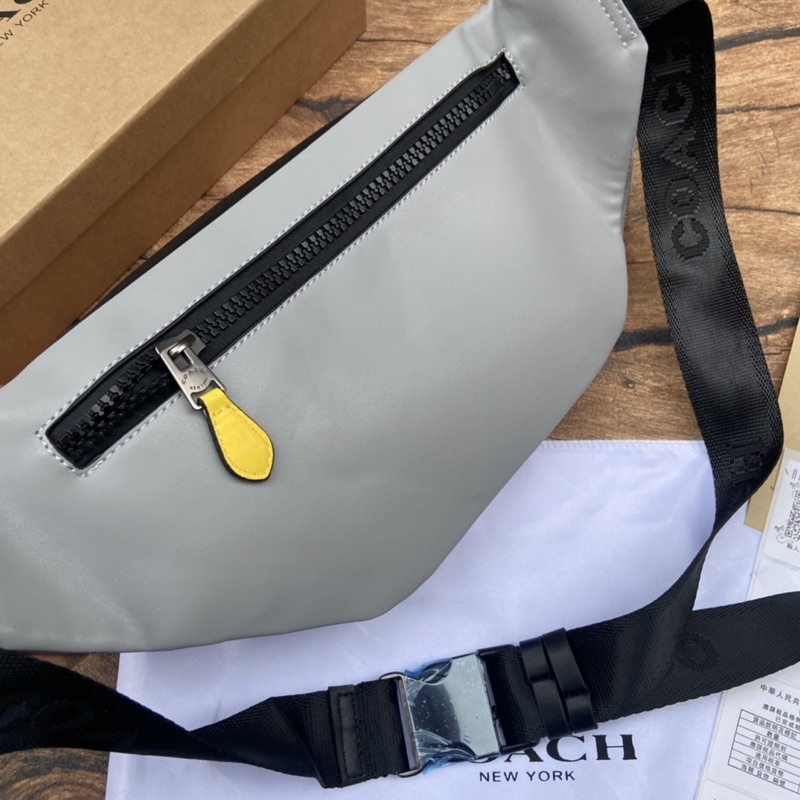coach track Belt bag men free box import tas selempang pria coach import waist bag coach pria