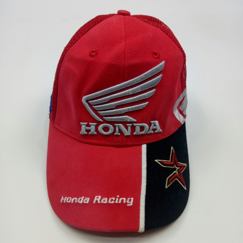 topi cap hat vintage automotif Honda HRC ori original murah