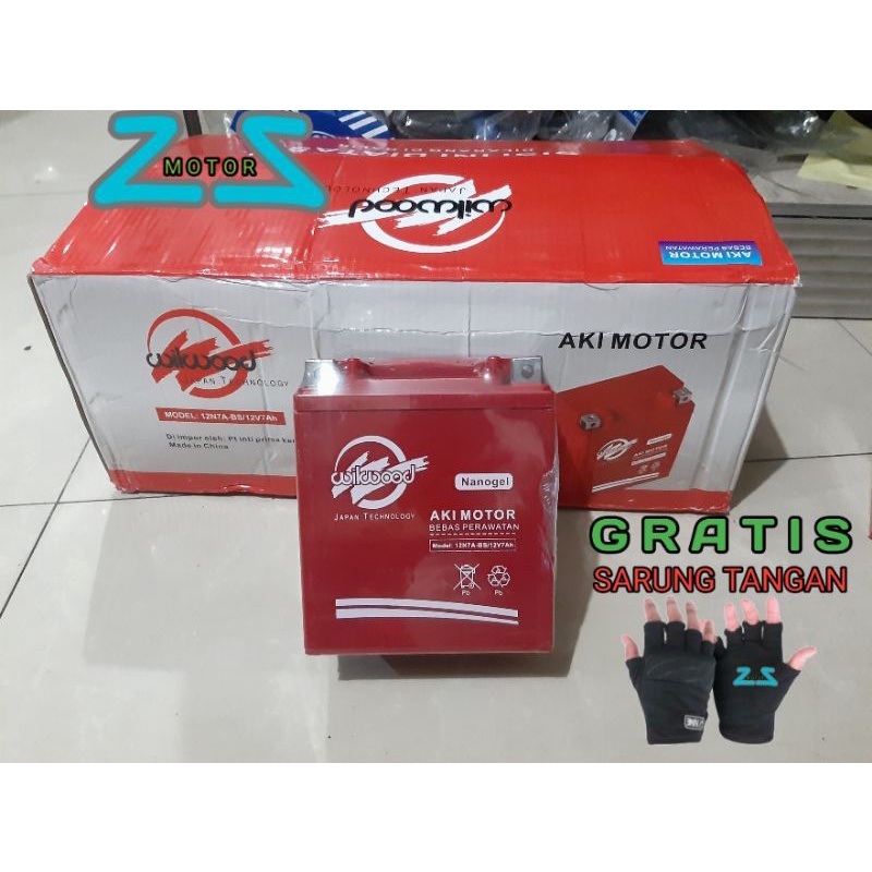 Accu Kering aki kering Kawasaki KLX 150 / KLX 250 / Vespa Matic Spint / Aerox / Lexi /  N-MAX old 12