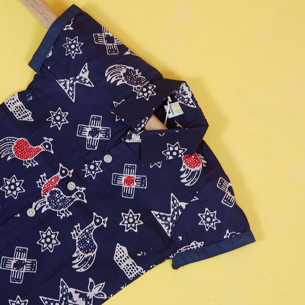 

Pop Kidswear Sagara Batik Shirt - Kerah Biasa