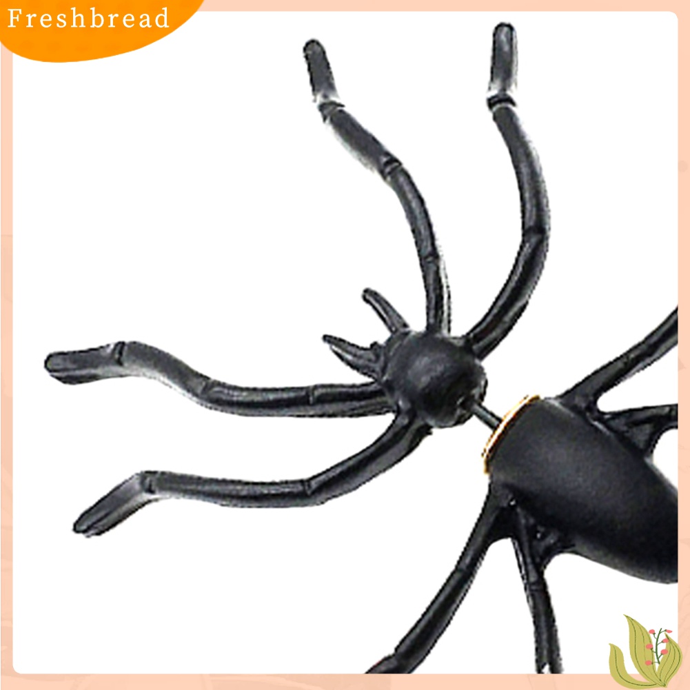 Fresh| 1pc Anting Tusuk Bentuk Labalaba Gaya Gothic Punk Untuk Pesta Halloween