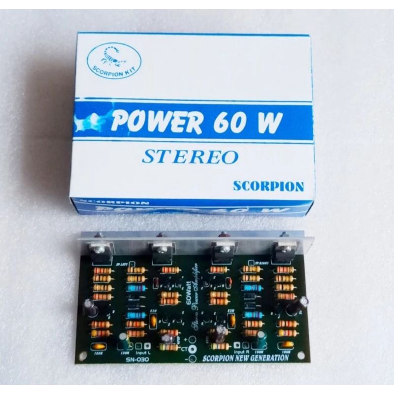 Kit Power Amplifier 60Watt Stereo