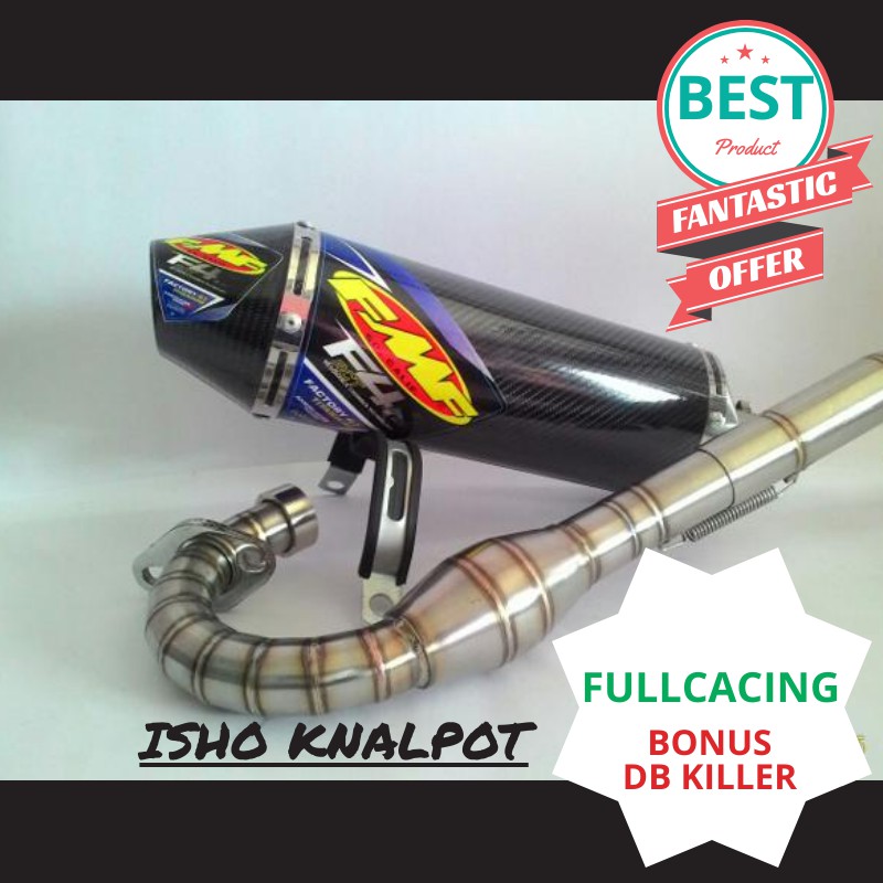 FULLCACING KNALPOT FULLSYSTEM FMF TITAN MOTOR RACING PABRIK GROSIR PURBALINGGA KLX