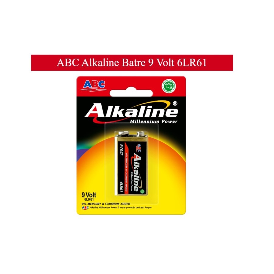 NA - Battery Kotak 9V Alkaline Original Baterai 9 Volt