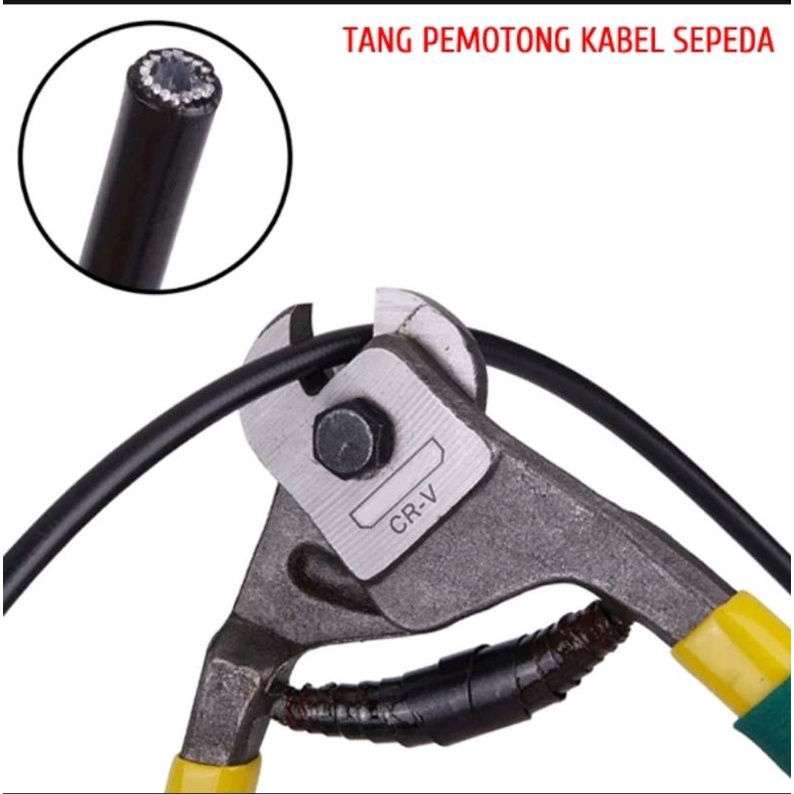 Tang Potong Cable Cutter Pliers Alat Tools Pemotong Kabel Kawat Sepeda Rem Brake Shift Shifter Outer Housing Bike Bicycle Crimper MTB Roadbike Pliers Spoke Ruji Jari-Jari