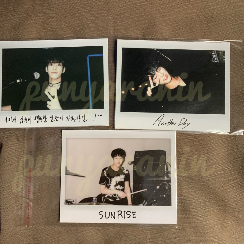 Polaroid album DAY6 Sunrise YoungK Dowoon Wonpil Night Studio Ver.