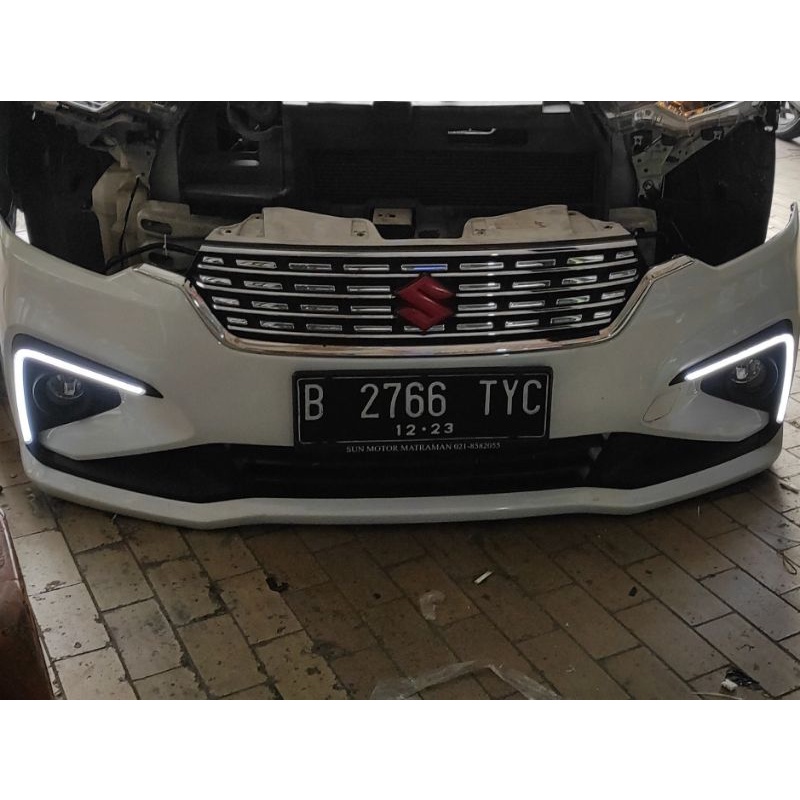 lampu DRL foglamp bumper depan + RING SUZUKI all new ertiga 2018 2019 2020 RUNNING SEIN sen KUNING