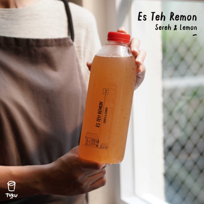 (BISA COD) TUKU - TUKUCUR Teh Remon (Sereh & Remon) 1 Liter - Hanya TUKUCUR