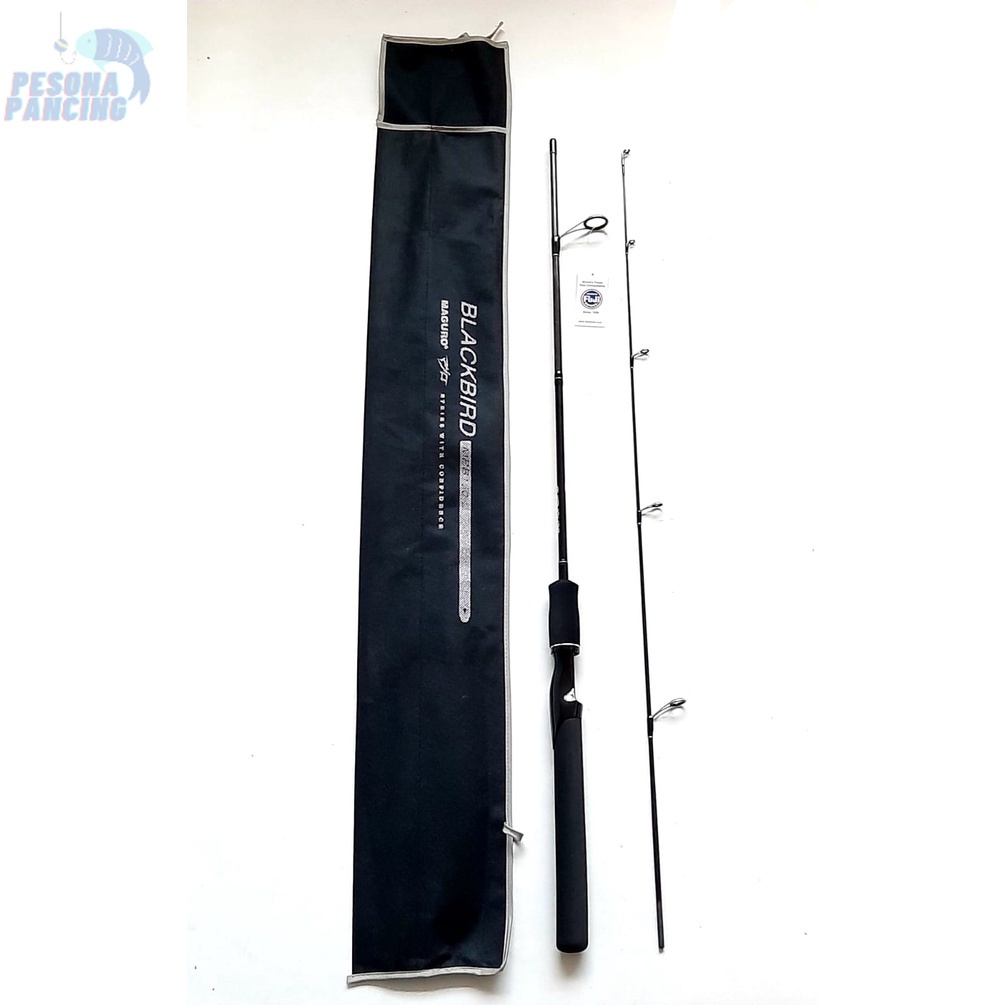 Joran Pancing MAGURO BLACK BIRD Full Carbon Action 15 Lbs Size 150-180 Spesial Tournament
