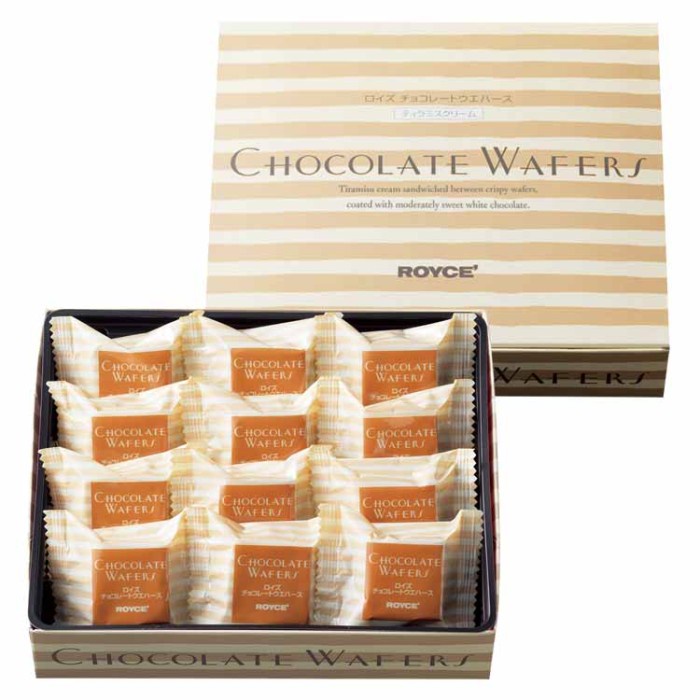 

Royce - Chocolate Wafers "Tiramisu Cream (12 pcs)