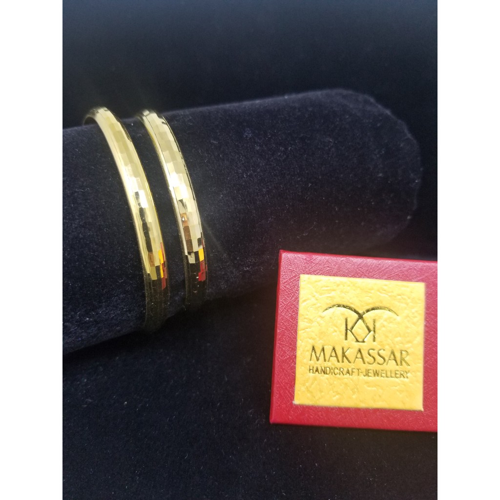 Gelang Emas Asli 875 Per dengan Bukaan Berat 5.2gram