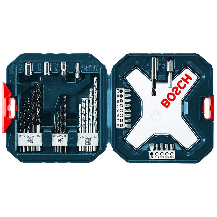 BOSCH 34 Piece X-Line Classic Drill Driver Bit &amp; Screwdriver Bit Set