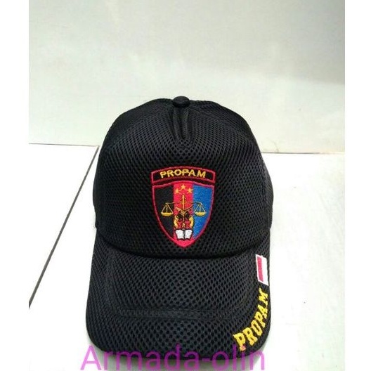 Topi Jaring KOMANDO Hitam|ToPEOPA hitam|Topi pria