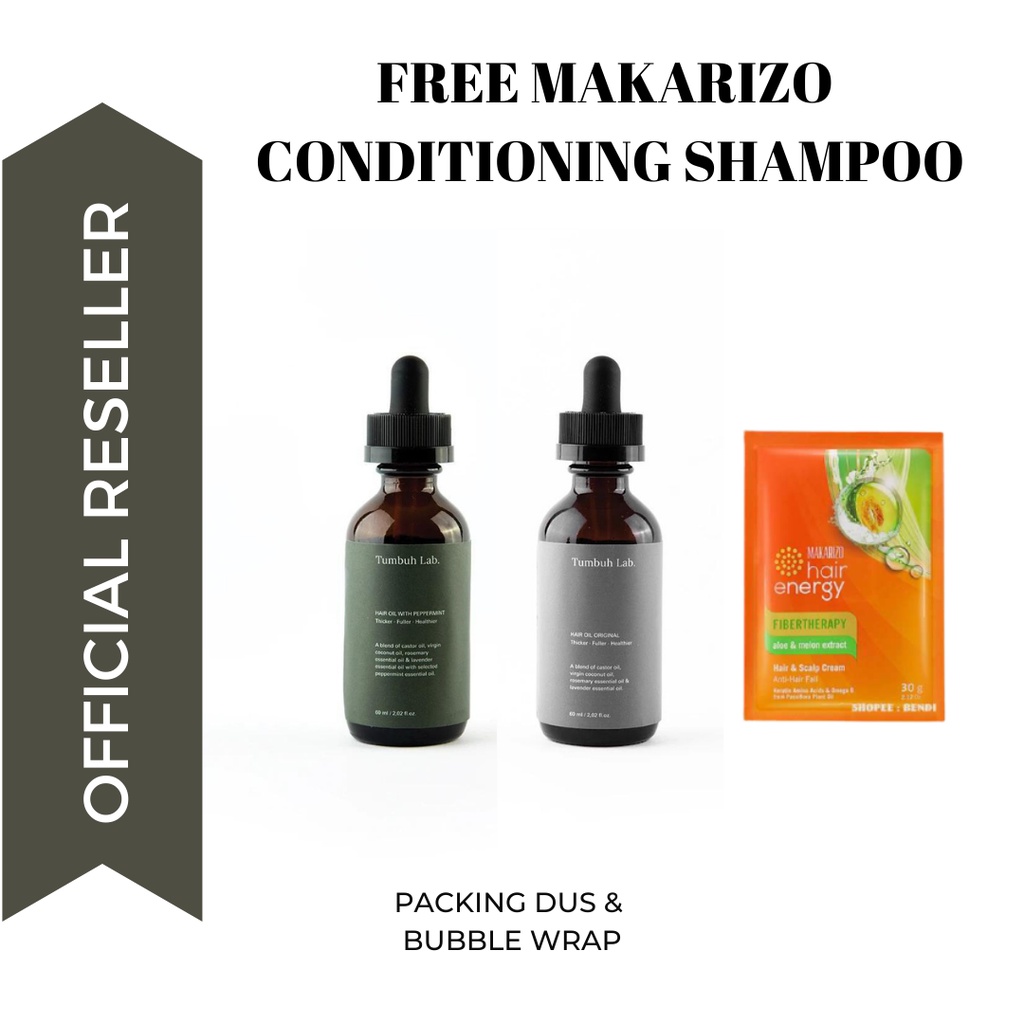 Tumbuh Lab Hair Oil (Official Reseller Tumbuh Lab) Free Gift