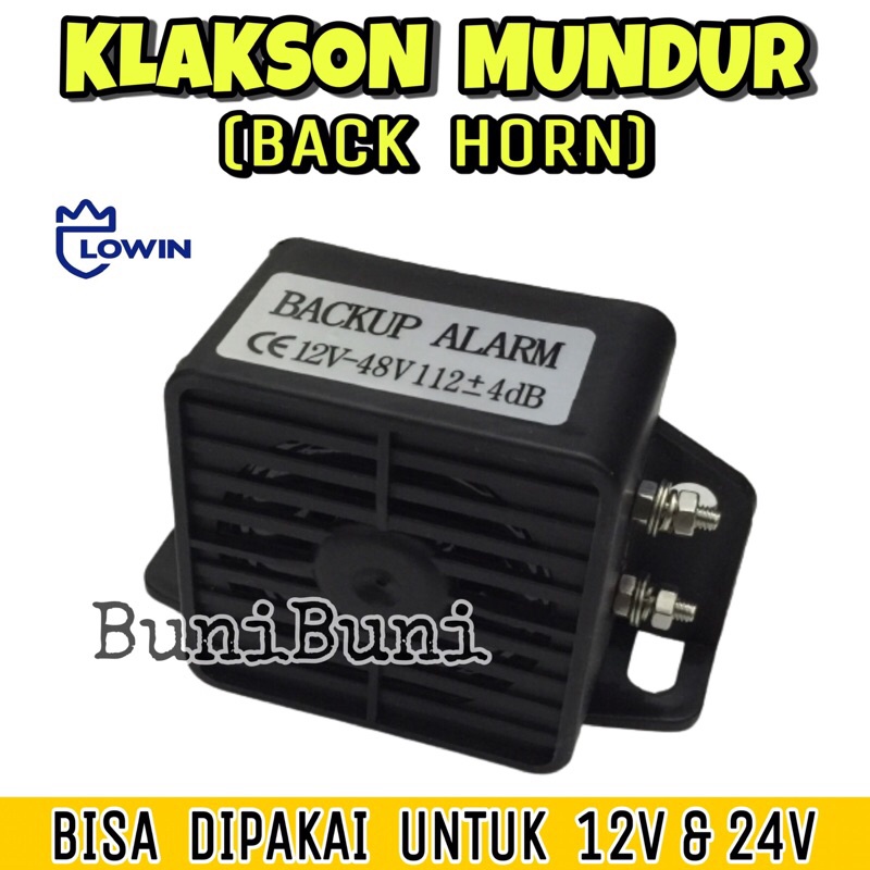 Klakson Mundur Atret / Alarm Mundur Mobil &amp; Truk 1 Suara Universal (Versi Suara Cepat)