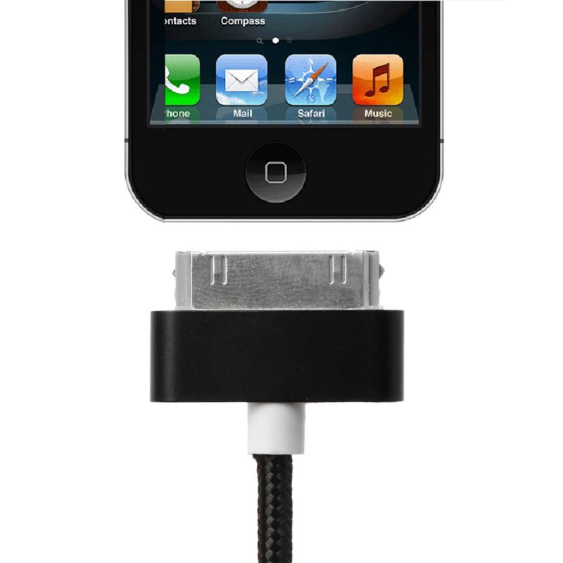 VIVI   1.5m Braided 30pin USB Data Sync Charging Cable for iPhone 4 4s iPad 2 3 4 iPod