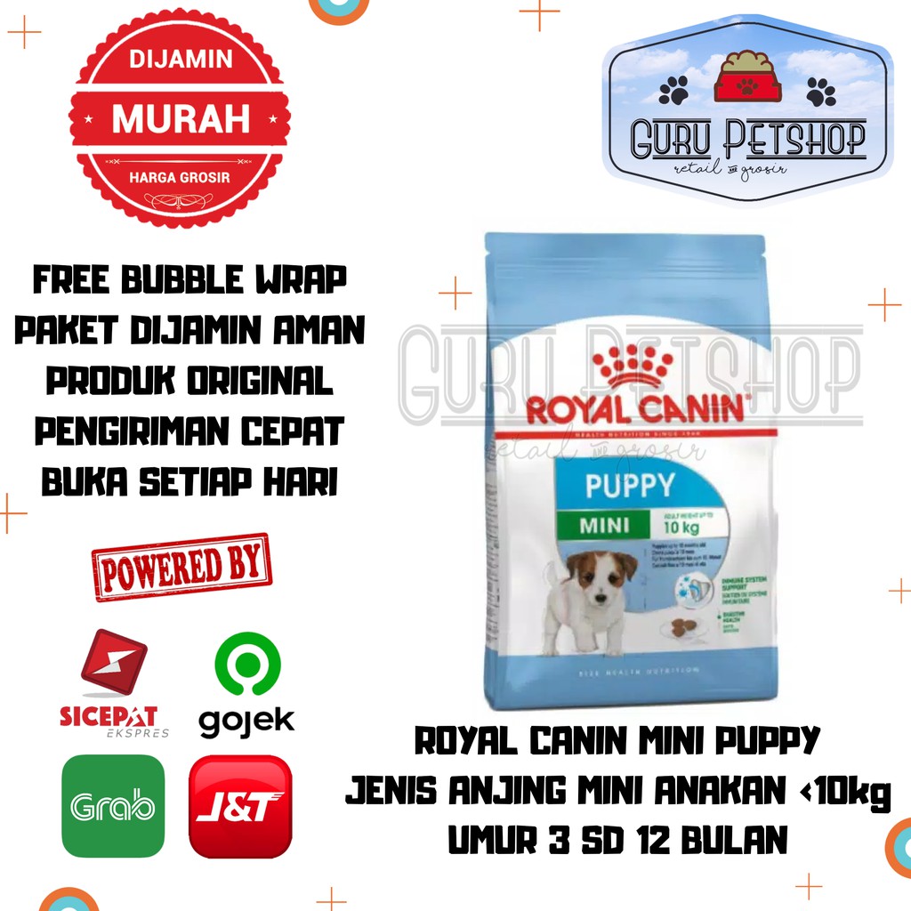 Royal Canin Mini Puppy 2Kg Freshpack Royal Canin Puppy Mini Makanan Anak Anjing