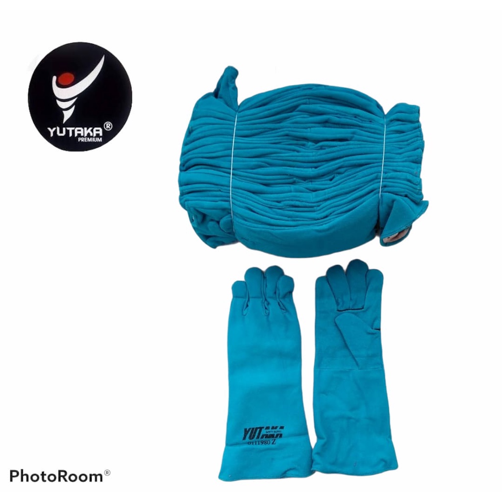 SARUNG TANGAN LAS YUTAKA 16 INCH TOSCA isi 1 lusin/MURAH SARUNG TANGAN LAS YUTAKA 16 INCH TOSCA isi 1 lusin