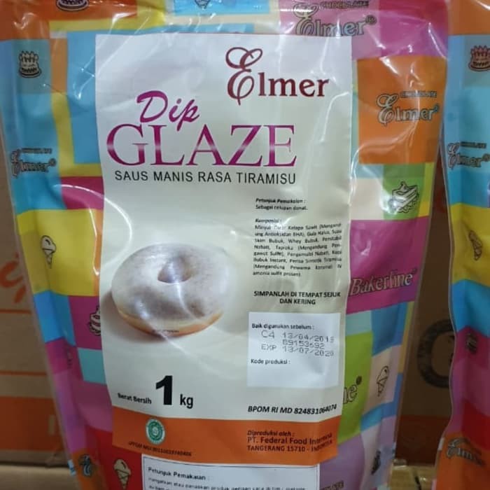 

Elmer Dip Glaze Tiramisu 1kg