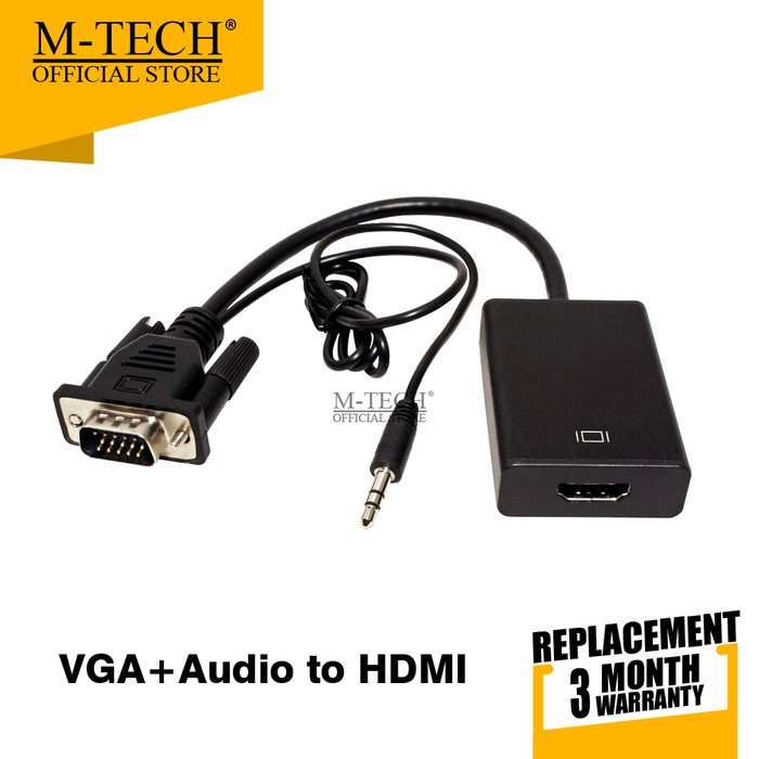 Converter Kabel VGA + Audio to HDMI