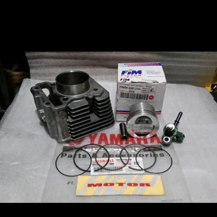 Blok Block Seher Boring Bore Up 57.5 Plus Injektor Injector Yamaha Mio