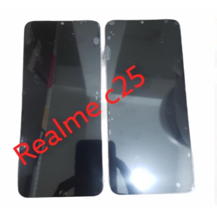 LCD REALME C25 FULLSET + TOUCHSCREEN BLACK ORIGINAL