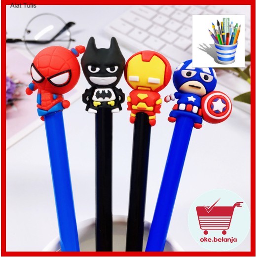 

Promo Alat Tulis Pulpen Gel Karakter Lucu Superhero Avenger Tinta Hitam 0.5mm OK0190