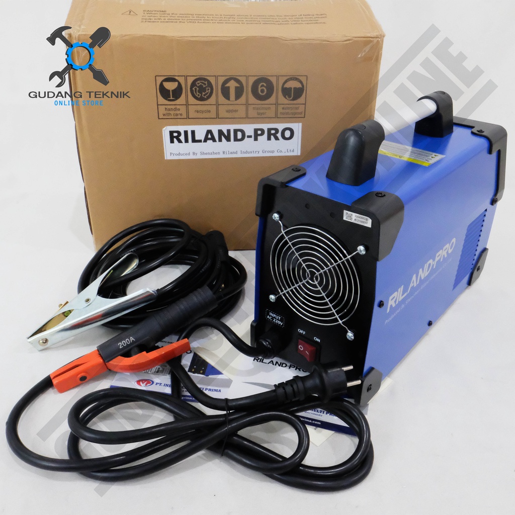 Mesin Las Listrik Riland ARC 250CT 1 Phase / Trafo Las Inverter ARC250CT Welding Machine 1Phase