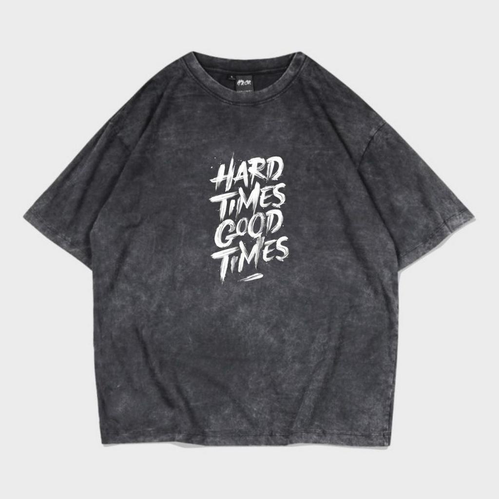 T-Shirt Oversize Black Sandwosh Brand Local