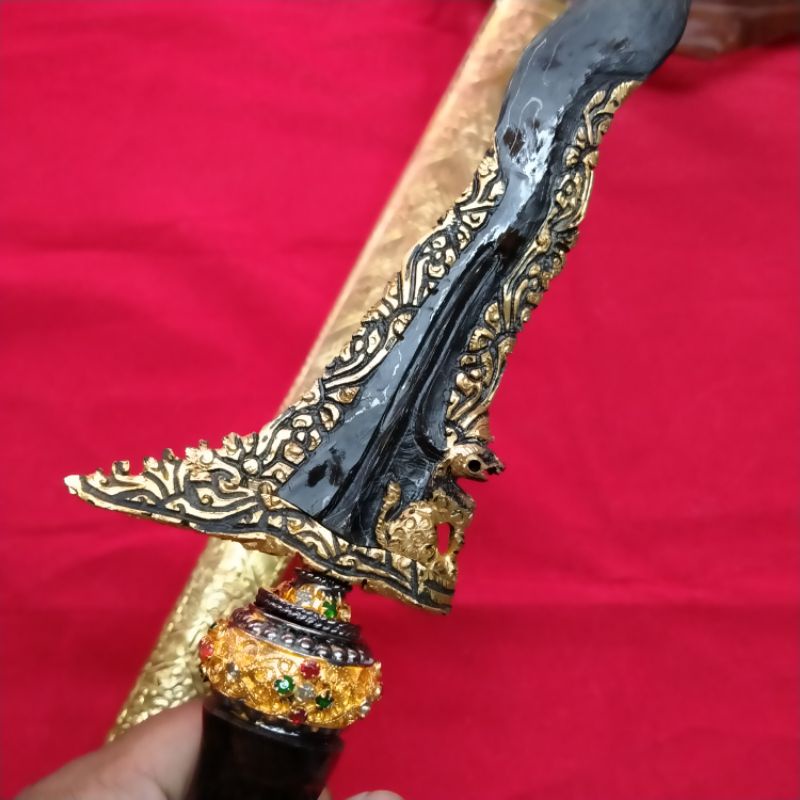 Keris Singo Barong Kinatah Emas Kamardikan