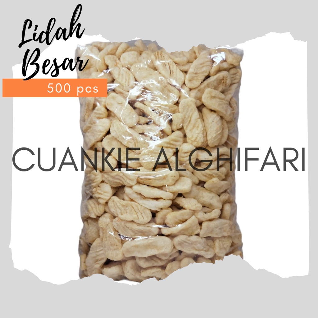 PROMO cuanki lidah besar 500pcs,topping boci