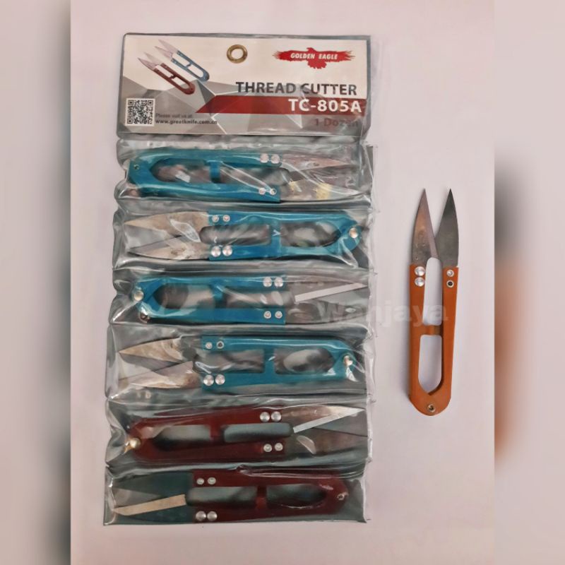 

Gunting catrek / cekris / thread cutter / potong benang kecil Golden Eagle TC805A TC 805A (1 lusin)