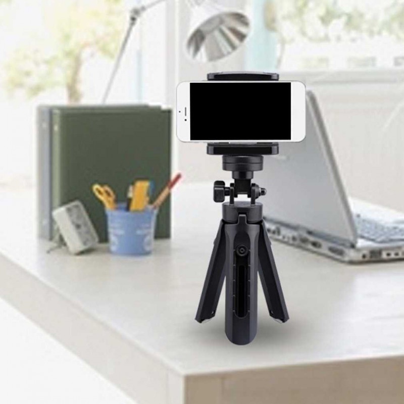 Tripod Mini Tongsis Dudukan Smartphone Holder Clamp Kamera DSLR