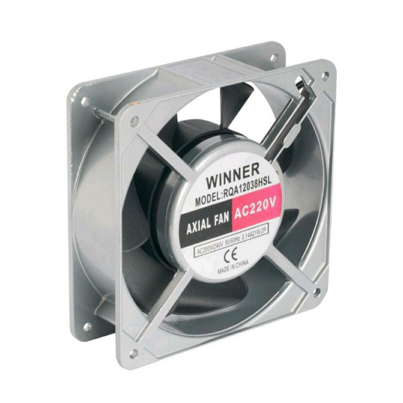FAN AC 12×12 BAGUS KIPAS AC 12CM × 12CM 220VOLT