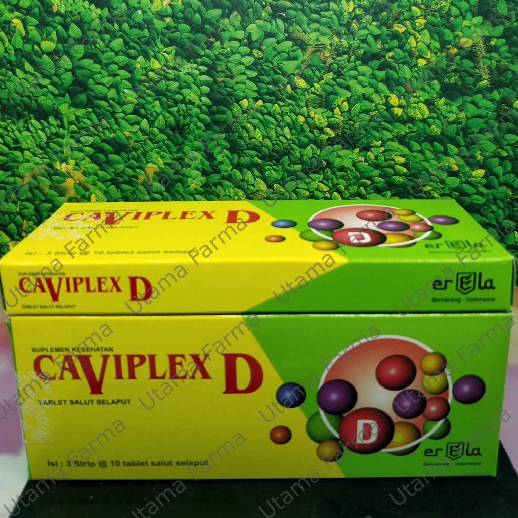 CAVIPLEX D3 PER BOX ISI 30 | VITAMIN D3 1000IU |
