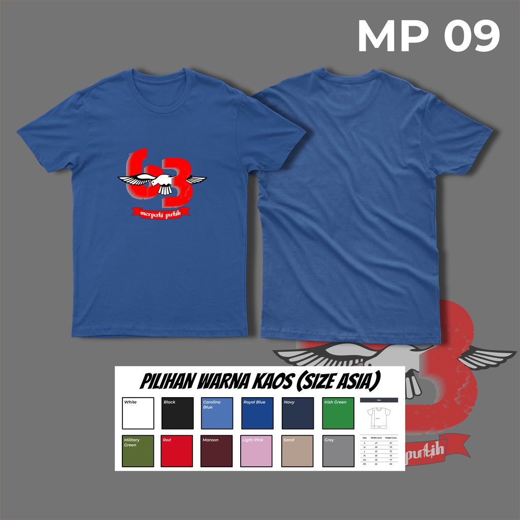 Kaos Pencak Silat Kaos Merpati Putih MP09