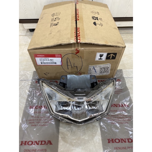 REFLEKTOR LAMPU DEPAN K1A BEAT NEW LED DELUXE ORIGINAL ORI ASLI HONDA AHM 33100-K1A-N01
