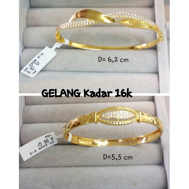 Gelang kadar 700/16karat besar fashion wanita dewasa