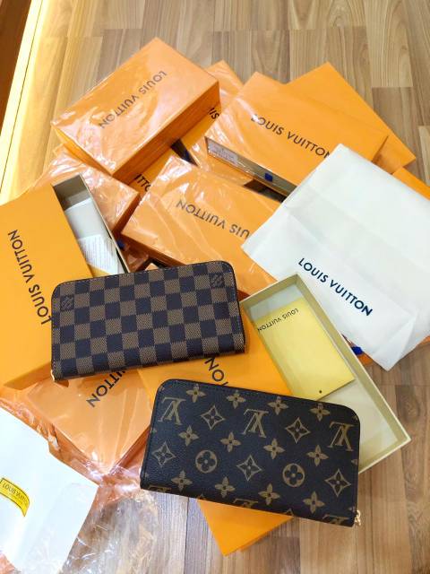 Dompet Kulit LV  Panjang Pria / Wanita Import mirror quality