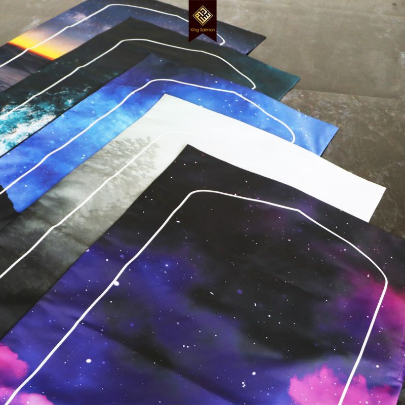 Sajadah travel traveling premium anti air custom nama king salman