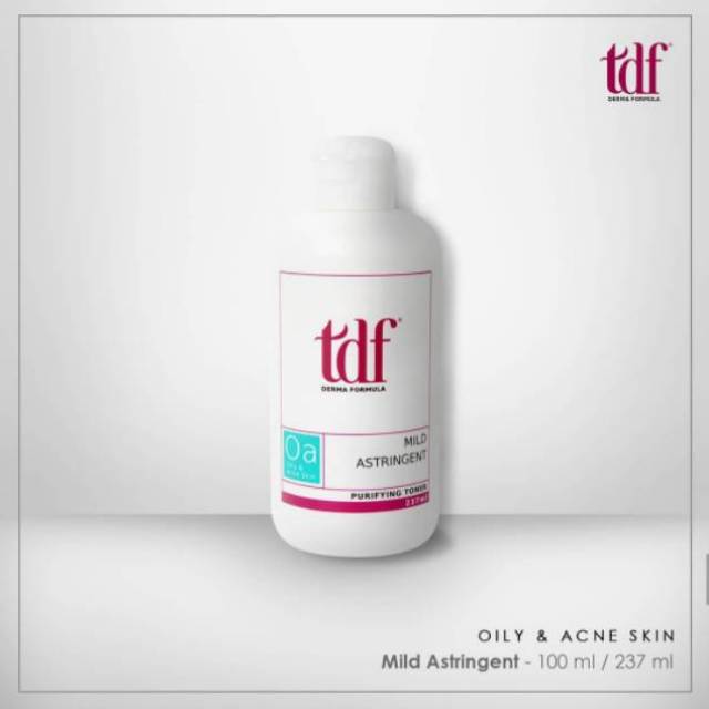 TDF derma formula mild astringent