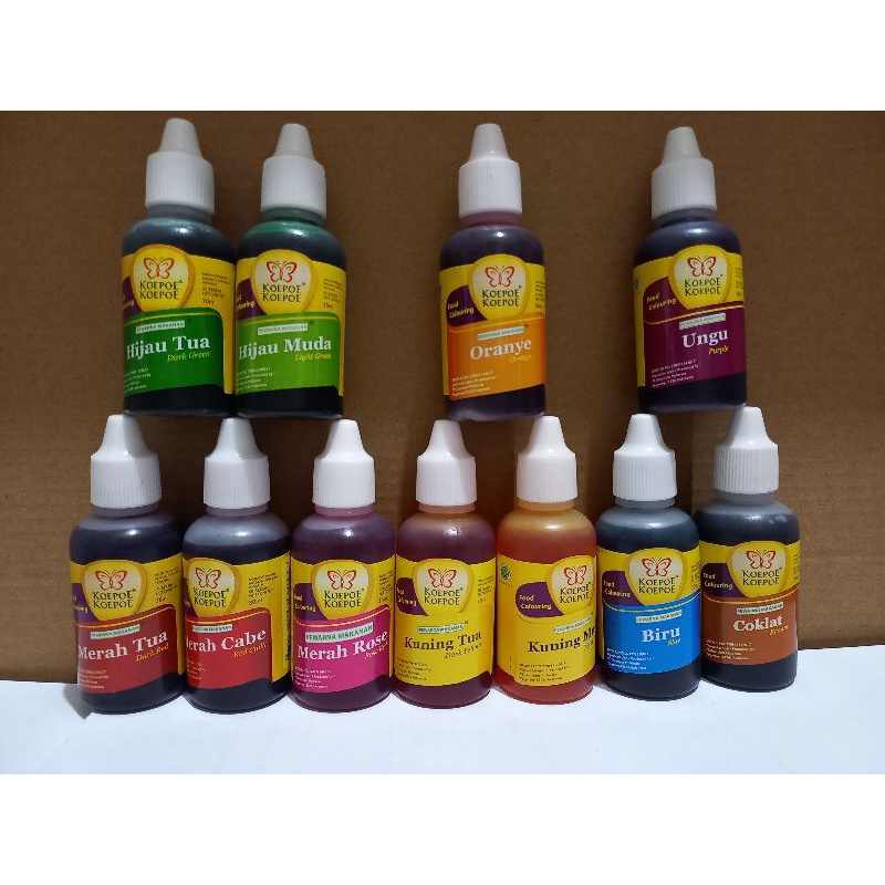 

Pewarna makanan Koepoe koepoe 30 ml /food colouring