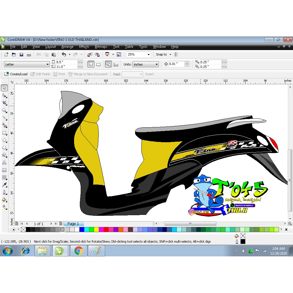 sTRIPING FINO OLD FINO KARBU FINO S THAILAND
