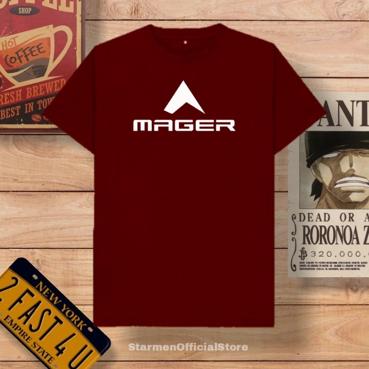 Kaos Distro Unisex MAGER Katun Combed 30s / sablon polyflex /polyflex premium / Pakaian Pria Wanita Atasan Cowok Cewek /kaos kekinian / kaos viral / tshirt tumbrl tee basic /SIZE M , L , XL , XXL / kaus oblong oversize kaos murah best seller ready