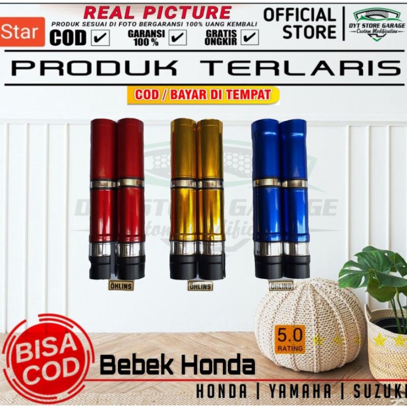 Cover Shock sok depan Variasi Part Honda Supra x/125/fit/GTR|Karisma|Blade|Grend astrea|Revo | Semua