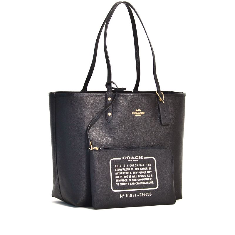 Coach Reversible City Zip Tote In Signature Canvas (C36658)