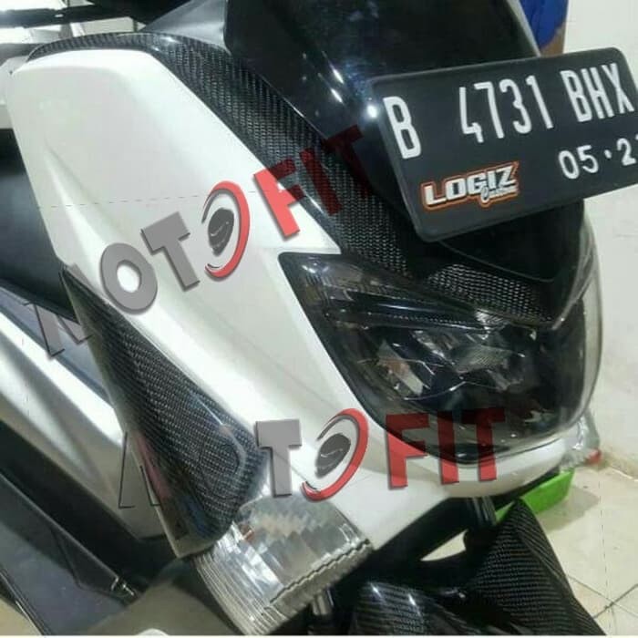 Yamaha Nmax List U Atas Lampu Carbon Kevlar with Part Ori nmax carbon