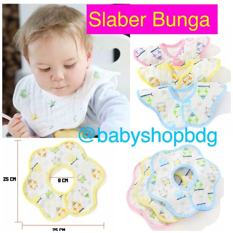 BANDUNG WATERPROOF Slaber BIP Wadah Slaber Makan Waterproof Bervariasi/ Baby Bib Clemek Bayi