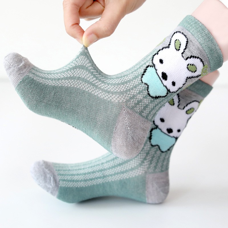 kaos kaki Anak Bayi lucu kaus kaki kartun Socks (5 pasang) K05